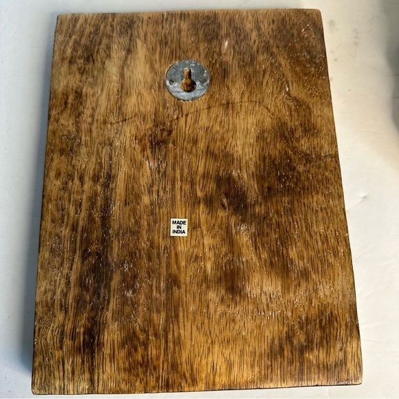 Hand Carved Wooden Antique White Wash Distress Cross Religious Christian Decor - Picture 4 of 7